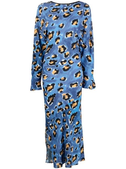 Marni leopard print maxi dress